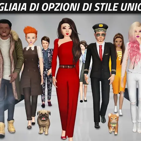Sfilata di avatar personalizzati in Avakin Life